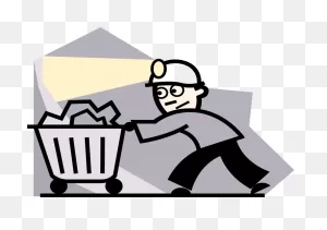 Download Hd Coal Mining Vector - Coal Clipart Transparent Png ClipartFlare.com 