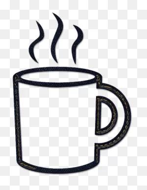 Cup Clipart Hot Tea Free Collection - Coffee Mug Black And White ClipartFlare.com 