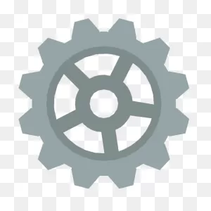 Cog Icon White Png Clipart - Full Size Clipart (#497960) - ClipartFlare