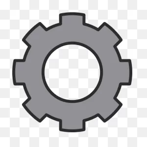 Settings Cog Smooth Settings Cog Smooth Settings Cog Clipart ClipartFlare.com 
