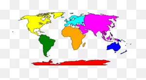 Simple Continents Map With Antarctica Clip Art At ClipartFlare ClipartFlare.com ClipartFlare.com 
