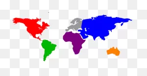 Solid Color Continents Clip Art At ClipartFlare ClipartFlare.com - Vector Clip Art ClipartFlare.com 