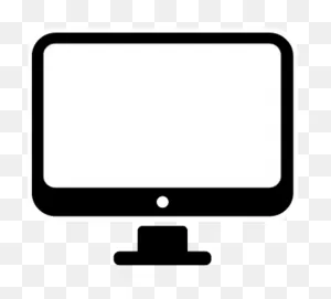 Small Computer Monitor Vector Clip Art | Public Domain Vectors