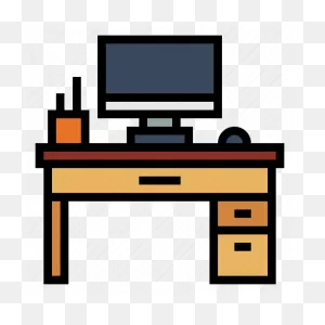 Computer, Desk, Furniture Icon - Download On Iconfinder