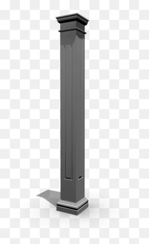 Square Column With Panels - Column Clipart - Large Size Png Image ClipartFlare.com 