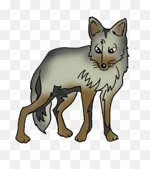 Animals Clip Art By Phillip Martin, Coyote
