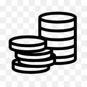 Coins Icon | Line Iconset | Iconsmind