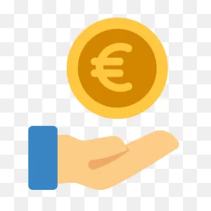 Hand, Coin, Euro, Finance Free Icon Of Coin And Money Icons