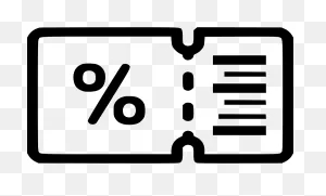 Coupon Broken Line Box Png - Discount Coupon Icon Png Clipart ClipartFlare.com 