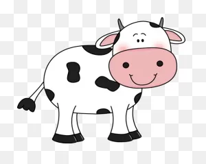 Cow With Black Spots Clip Art - Cow With Black Spots Image | Cow ClipartFlare.com 