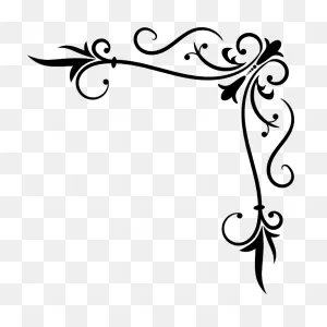 Corner Flourish | Free Clip Art, Flourish Design, Clip Art Borders