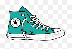 Converse Sticker Clipart - Full Size Clipart (#2842472) - ClipartFlare