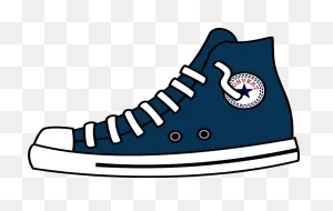 Dark Blue Converse High Tops Clipart. Free Download Transparent ClipartFlare.com 