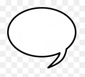 Large Comic Conversation Bubble Vector Image | Public Domain Vectors
