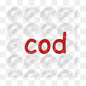 Cod Picture For Classroom / Therapy Use - Great Cod Clipart
