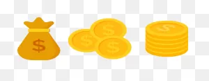 Download Hd Coins Clipart Dollar Png Image - Gold Coin Clip Aart ClipartFlare.com 