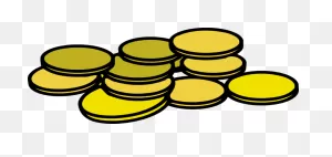 Gold Coins Clip Art At Vector Clip Art - ClipartFlare
