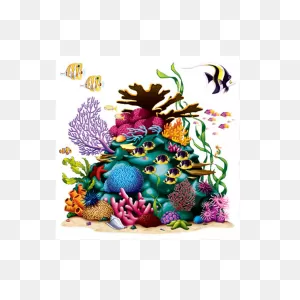 Download Coral Reef Transparent Image Clipart Png Free ClipartFlare.com 