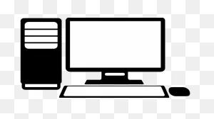 Computer Icon Vector Png - Computer Science Clipart Black And ClipartFlare.com 