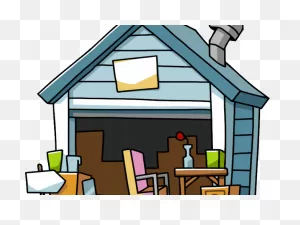 Cottage Clipart Front Lawn - Cartoon - Png Download - Full Size ClipartFlare.com 