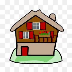 Free Simple Cottage Style House Clip Art - ClipartFlare - ClipartFlare
