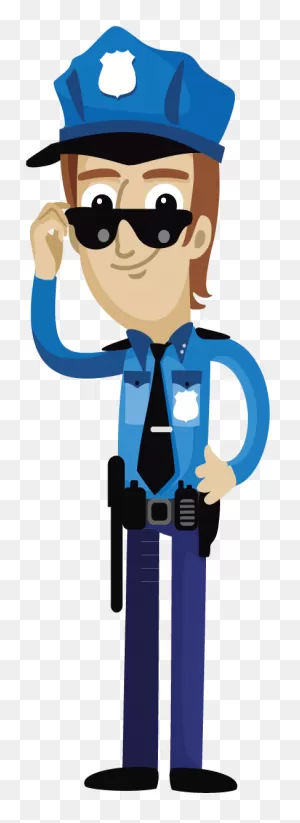 Cartoon Police Officer Clip Art Uncle Transprent - Police Officer ClipartFlare.com 
