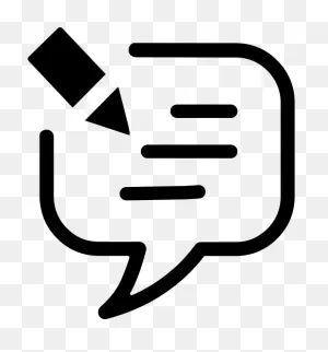 Comment Blog Icon Png And PNG-WebP Vector Free Download