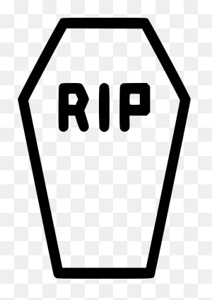 Coffin Casket Rip Death Funeral PNG-WebP Png Icon Free Download ClipartFlare.com 