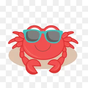 Beach Crab Clip Art - ClipartFlare