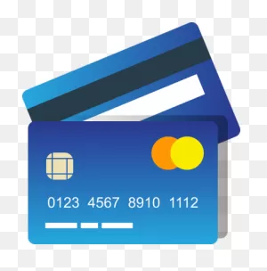 Blue Credit Card Clipart Photo - 23527 - ClipartFlare