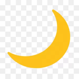 Vector Clip Art Of Crescent Moon | Free PNG-WebP