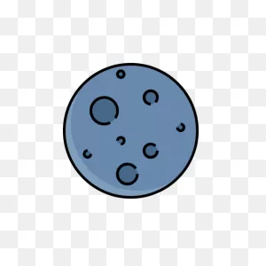 Weather, Meteorology, Crater, Moon, Full Moon, Sign Icon