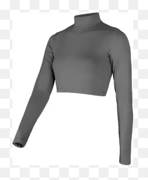 Spiritflex Mock Neck Long Sleeve Crop