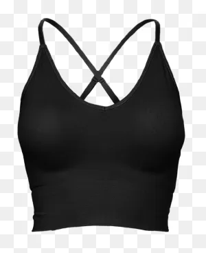 Signature Crop Isabel Bedoya - Black Crop Top Png Clipart - Full ClipartFlare.com 