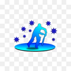Vector Silhouette Of Man Playing Cricket | Free PNG-WebP