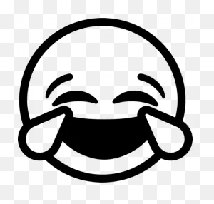 Laughing Tears Emoji Rubber Stamp