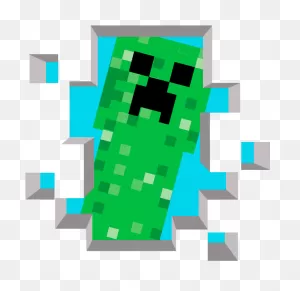 Minecraft Creeper Clip Art - Minecraft Clipart With Transparent ClipartFlare.com 
