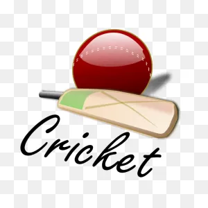 Cricket Bat And Ball Vector Image | Free PNG-WebP