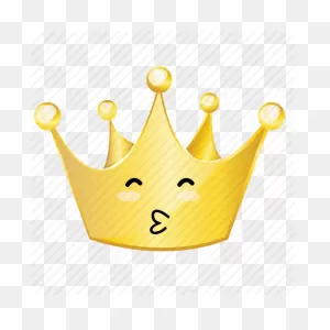 Emoji Sticker Clipart - Emoji, Yellow, Crown, Transparent Clip Art