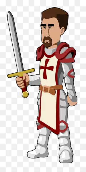 Crusader Armour Fighter - Free Vector Graphic On ClipartFlare
