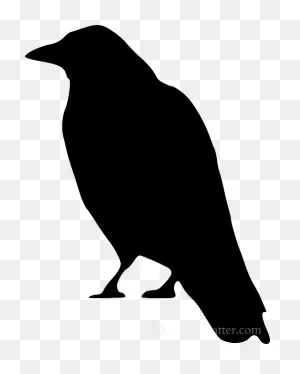Scary Bird Silhouette For Halloween | Crow Silhouette, Bird ClipartFlare.com 