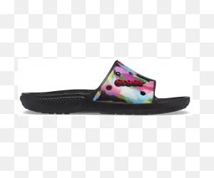 Classic Crocs Bubble Block Slide
