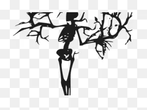 Creepy Clipart Scary - Black And White Tree Of Life - Png Download ClipartFlare.com 