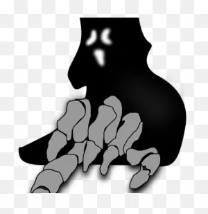 Creepy Clipart Scary Ghost - Scary Ghost | Full Size Png Download ClipartFlare.com 