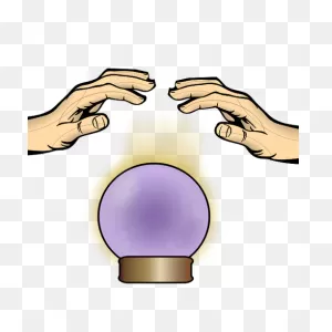 Crystal Ball With Hands | Public Domain Vectors