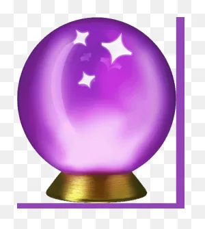 Crystal Ball Future Sticker - Crystal Ball Future Genie - Discover ClipartFlare.com 