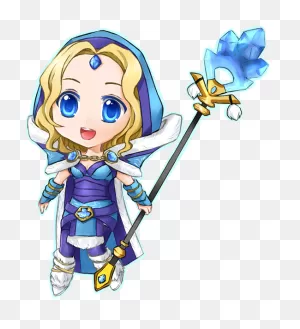 Download Hd Crystal Drawing Cute - Crystal Maiden Dota 2 Kawaii ClipartFlare.com 