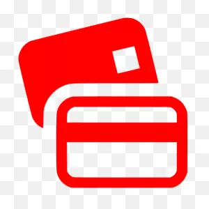 Red Bank Cards Icon - Free Red Credit Card Icons