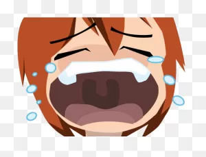 Crying Clipart Transparent - Crying Cartoon Character Png - Full ClipartFlare.com 