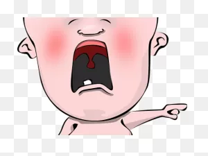 Download Crying Clipart Kid Mad - Crying Baby Cartoon Png Png ClipartFlare.com 